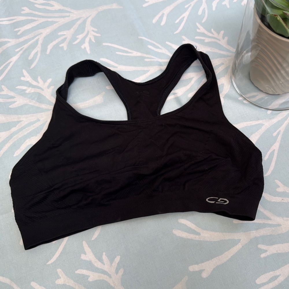 Ladies Black Champion Sports Bra size LG
